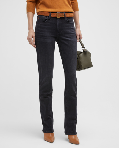 Shop Lafayette 148 Kick Flare Mercer Jean In Washed Onyx