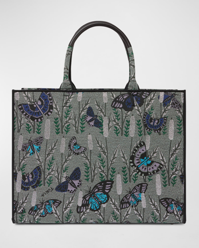 Shop Furla Opportunity Pattern Tote Bag In Toni Ulivo