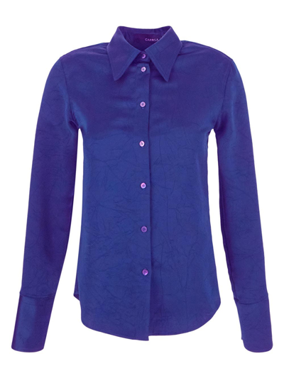 Shop Capasa Classic Shirt In Purple