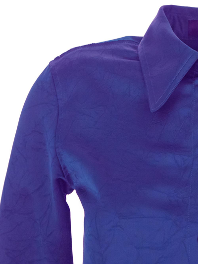 Shop Capasa Classic Shirt In Purple