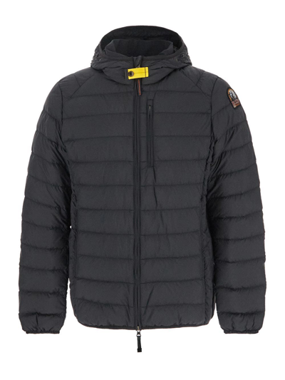 Shop Parajumpers Hooded Down Jacket In Black