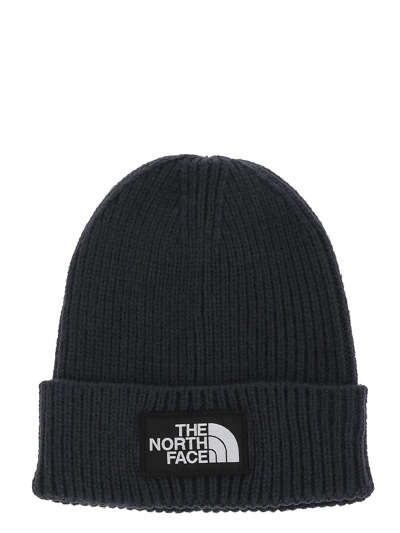 Shop The North Face Black Logo Beanie