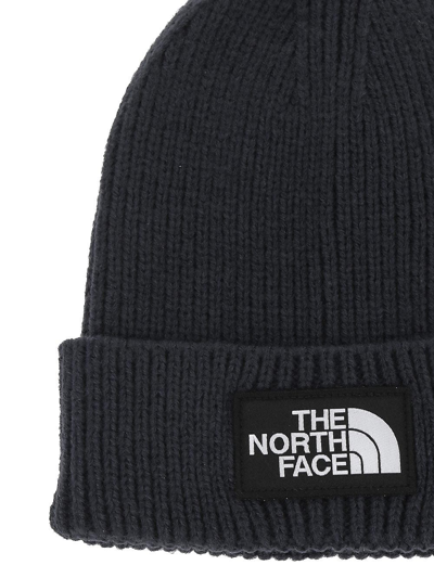 Shop The North Face Black Logo Beanie