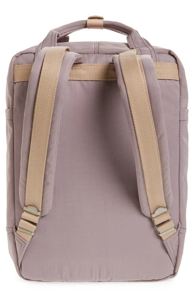 Shop Doughnut Macaroon Water Resistant Backpack In Lilac