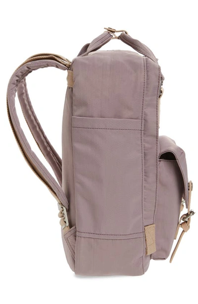 Shop Doughnut Macaroon Water Resistant Backpack In Lilac