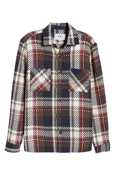 Shop Wax London Whiting Jacket In Navy Multi