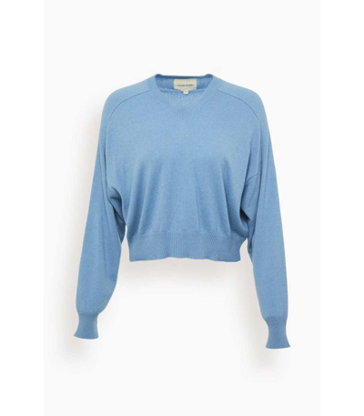Shop Loulou Studio Emsalo V-neck Sweater In Blue