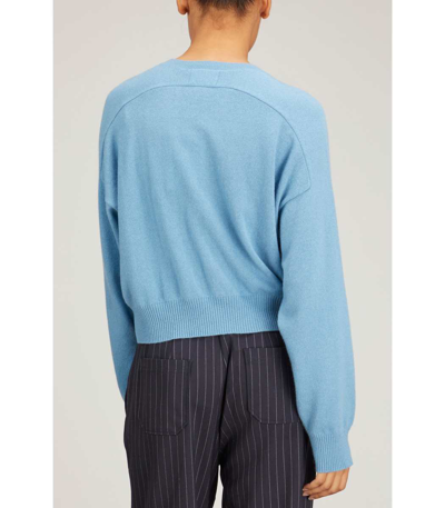 Shop Loulou Studio Emsalo V-neck Sweater In Blue