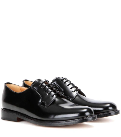 Shannon leather derby shoes