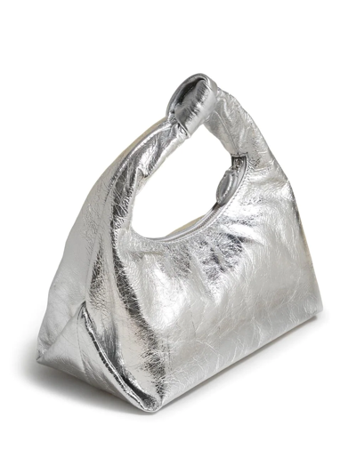 Shop Khaite Small Beatrice Mini Bag In Silver