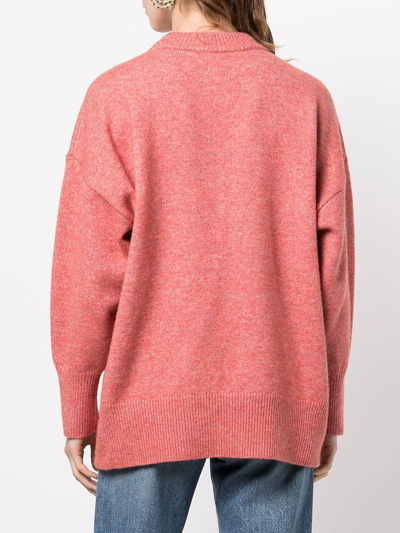 Shop Apparis Arion Crewneck Sweater In Pink