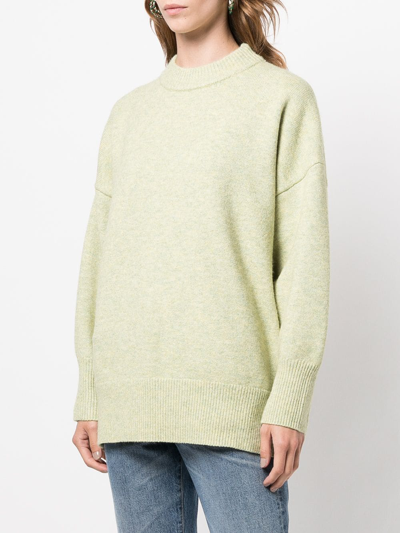 Shop Apparis Arion Crewneck Sweater In Green