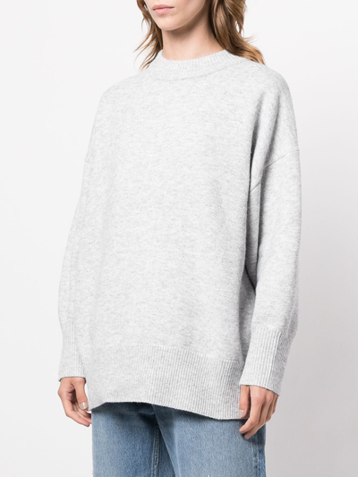 Shop Apparis Arion Crewneck Sweater In Grey