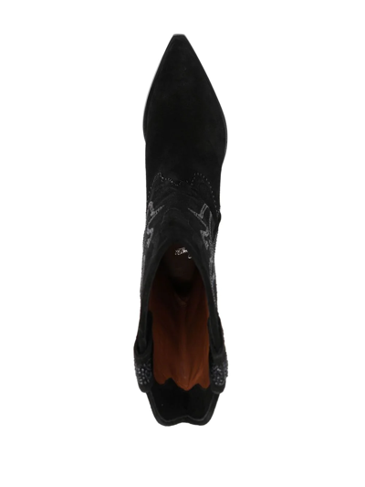 Shop Sonora Santa Fe Cowboy Boots In Black
