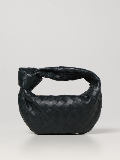 Shop Bottega Veneta Jodie Leather Bag In Black