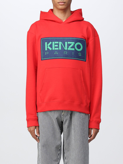 Shop Kenzo Sweatshirt  Men Color Red