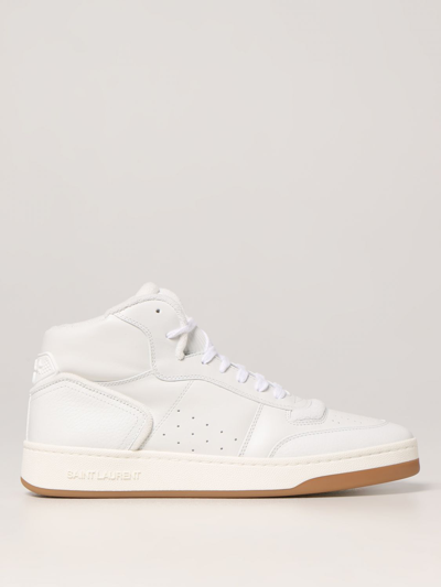 Shop Saint Laurent Sneakers  Men Color White