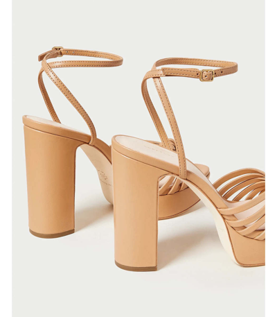 Shop Loeffler Randall Rivka Platform Sandal In Tan