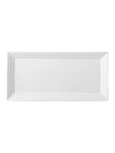 L'objet Perlee Rectangular Platter In White