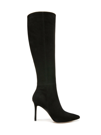 Shop Veronica Beard Women's Lisa Suede Knee-high Boots In Black