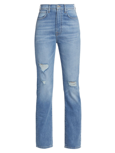 Shop 7 For All Mankind Women's Slim Distressed & Embellished Jeans In Dream