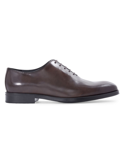 Shop Paul Stuart Men's Charles Leather Lace-up Oxfords In Brown