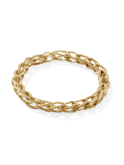 Shop John Hardy Women's Asli 18k Yellow Gold Chain Bracelet/7mm