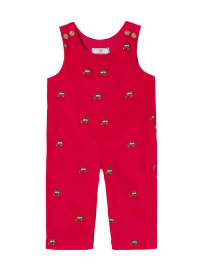 Shop Classic Prep Baby's & Little Kid's Embroidered Tree Overalls In Woody And Tree Embroidery