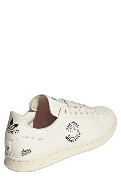 Shop Adidas Originals Stan Smith Sneaker In Cream White/ White/ Black