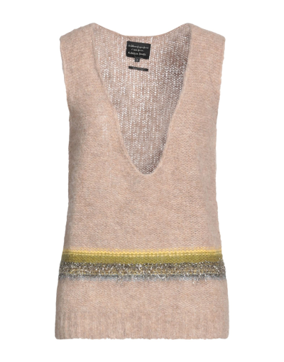 Shop Alessia Santi Woman Sweater Light Brown Size 2 Alpaca Wool, Polyamide, Wool, Synthetic Fibers, Mohai In Beige