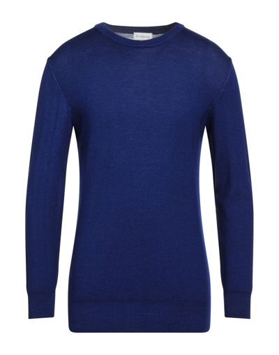 Shop Filoverso Man Sweater Bright Blue Size Xxl Merino Wool