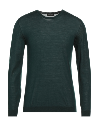 Shop Roberto Collina Man Sweater Emerald Green Size 38 Merino Wool
