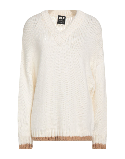 Shop Oof Woman Sweater White Size S Acrylic, Alpaca Wool, Wool, Viscose