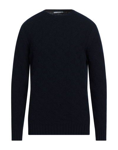 Shop Grey Daniele Alessandrini Man Sweater Midnight Blue Size 42 Wool, Polyamide