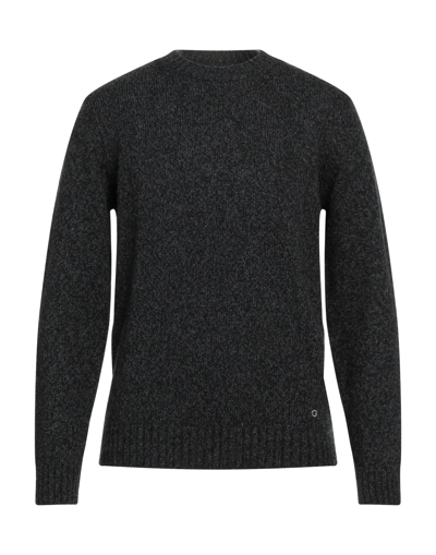 Shop Liu •jo Man Sweaters In Steel Grey
