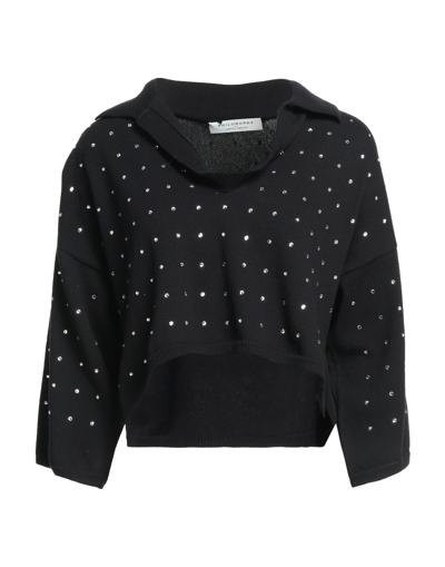 Shop Philosophy Di Lorenzo Serafini Woman Sweater Black Size 0 Cotton, Polyamide
