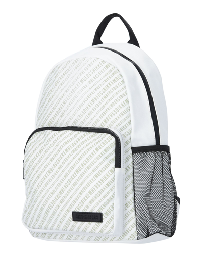 Shop Bikkembergs Backpacks In White