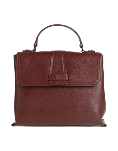 Shop Patrizia Pepe Woman Handbag Dark Brown Size - Soft Leather