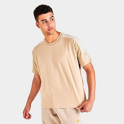 Shop Adidas Originals Adidas Men's Originals Adicolor Parley T-shirt In Beige