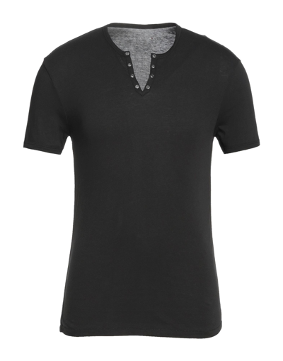 Shop John Varvatos Man T-shirt Black Size Xs Cotton