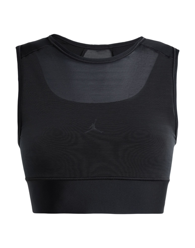 Shop Jordan 's Women's Split Layer Bra Woman Top Black Size L Polyester, Elastane