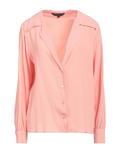 Shop Brian Dales Woman Shirt Pink Size 6 Acetate, Silk