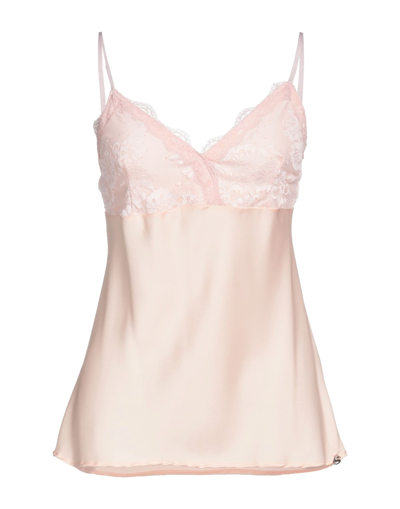 Shop Siste' S Siste's Woman Top Blush Size M Polyester, Elastane In Pink