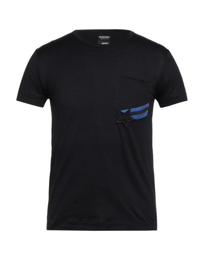 Shop Dirk Bikkembergs Man T-shirt Black Size Xs Cotton