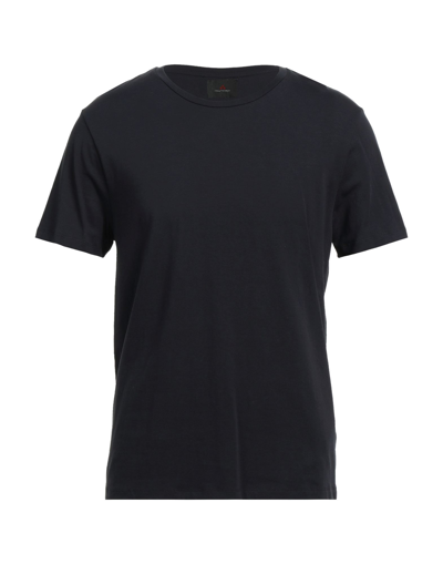 Shop Peuterey Man T-shirt Midnight Blue Size Xxl Cotton, Elastane