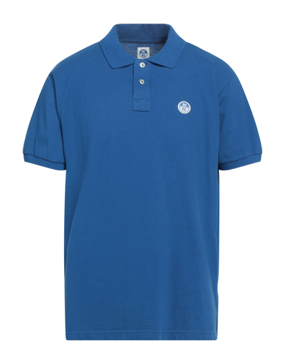 Shop North Sails Polo Shirts In Blue