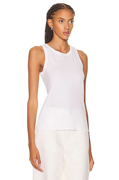 The Row Thomaston Scoop-neck Jersey Tank In Natural White
