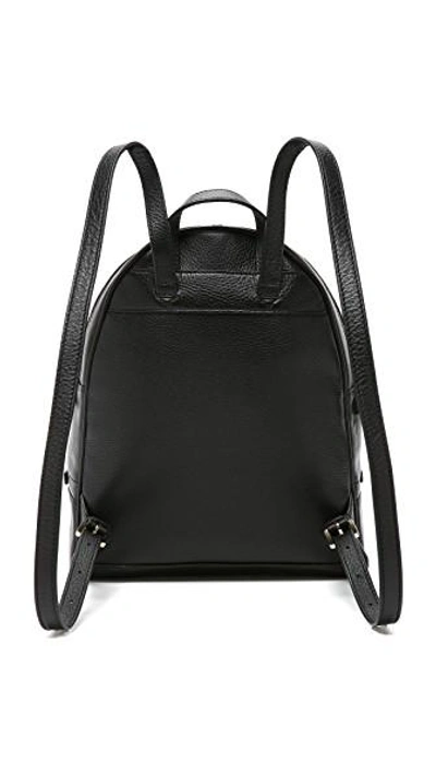 Shop Michael Michael Kors Rhea Small Backpack In Black