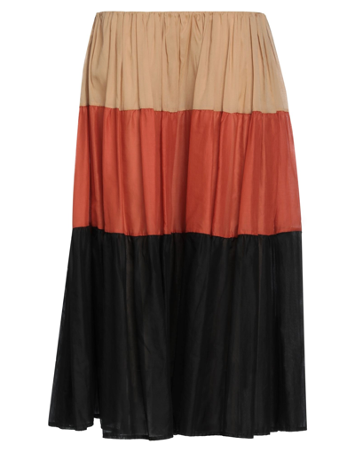 Shop Kaos Woman Maxi Skirt Black Size 6 Cotton