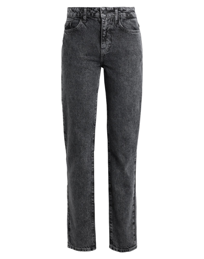 Shop Karl Lagerfeld Cara Loves Karl Woman Jeans Black Size 27 Recycled Cotton, Refibra